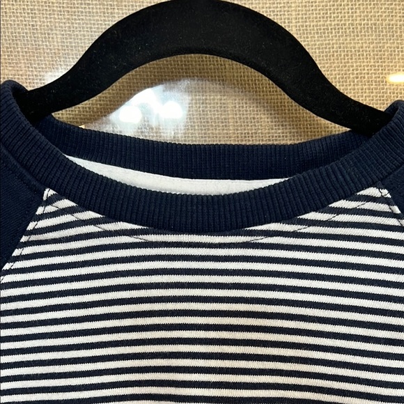 Brooks Brothers Navy and White Striped Sweatshirt - Picture 3 of 6